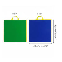 Double-Sided felts Board Large Play Area Standing Story Board Lightweight and Educational Toy for Teachers