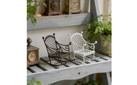Dollhouse Rocking Chair Vintage Design Tiny Rocking Chair Elegant Details