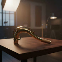 Tenor Sax Neck Brass Tenor Saxophone Neck Airtight for Practice