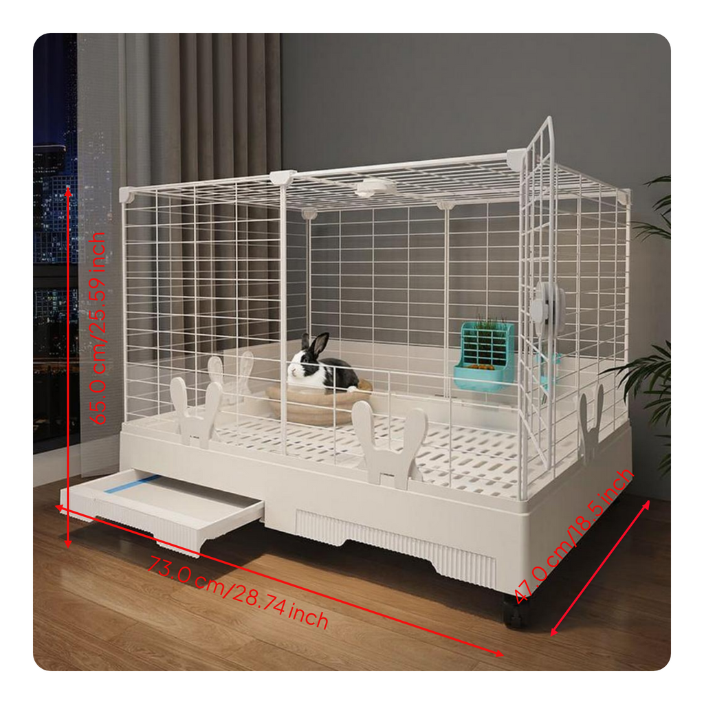 Leakproof large hare hutch