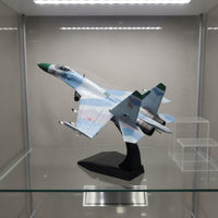 su27 Fighter Jet Model Detailed 1:100 Scale Airplane Model Diecast Alloy Fighter Plane for Collectors, Aviation Enthusiasts, Desk, Office