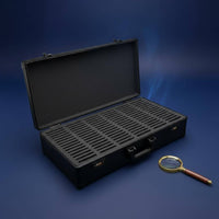 Aluminum Card Case Combination Locks Hard Card Case Reinforced Corners