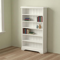 1:12 Scale Wooden Bookshelf Paintable Dollhouse Bookcase wood Material Small Dollhouse Storage Shelf for Model Hobbyists