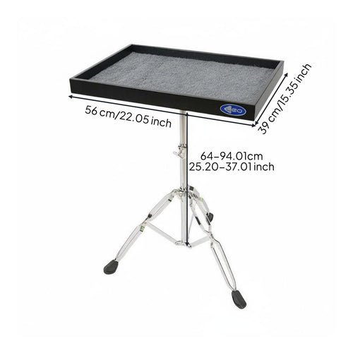Wooden Percussion Work Table Multi Function Drum Accessory Stable Mount Mounting Percussion Tray Stand for Rehearsal