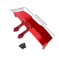 1/16 Scale RC Metal Rear Wing Assembly Anodized coating Tail Wing CNC Machined Hobby Accessory