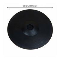Two-Zone Cymbal Pad Single Activate Music Gear High-Elastic Silicone