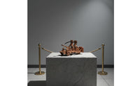 Ancient Chinese Chariot Model Historical Reproduction for Desktop Decoration