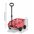 Foldable Pet Stroller Two-in-One Use Lightweight Pet Carrier Weather Cover