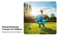 Riding-Style Dinosaur Suit Funny Design Inflatable Costume Self-Inflating