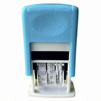Self-Inking Date Stamp Mechanical Dial Office Tool ABS Plastic