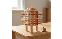 Pisa Structure Balance Toy Educational Wooden Balancing Structure Perforated