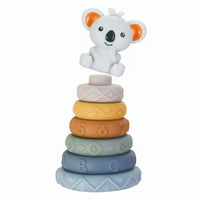 Soft Stacking Cube Set Early Learning Stacking Toy Squeezable Number Cube Toy for Infants, Preschool