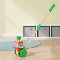 Airplane Pusher Toy Rolling Wheels Baby Push Pusher Safe Design