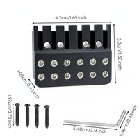 Six-String Bridge-End Guitar String Lock Replacement Part for Guitarists