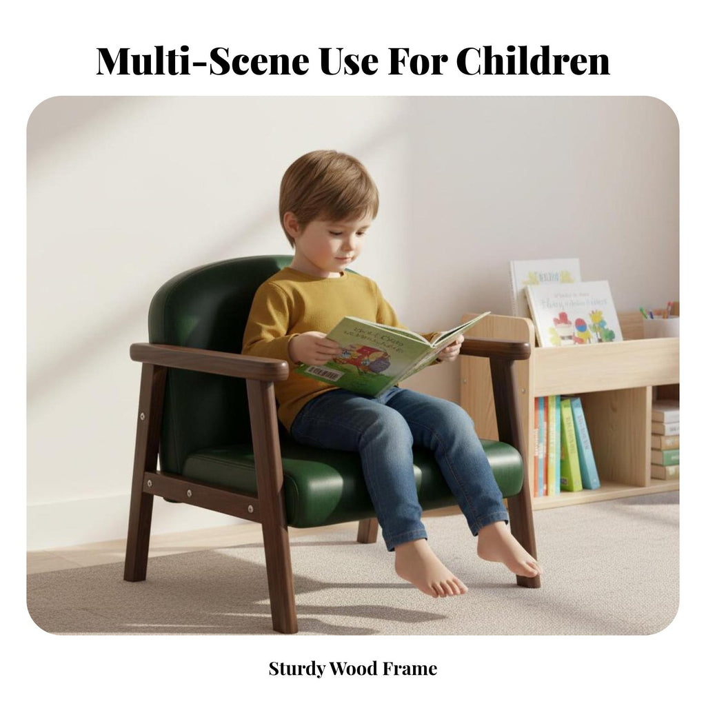 Plush Single-Seater for Toddlers Sturdy & Safe Construction for Nursery, Parents