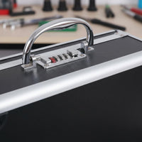 Passwords Lock Tool Case Hard Shelling Lockable Aluminum Case Multipurpose Aluminum Alloy for Office, Workshop, Travel