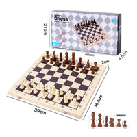 Portable Chess Set Foldable Design Travel Chess Set Easy to Carry for Students