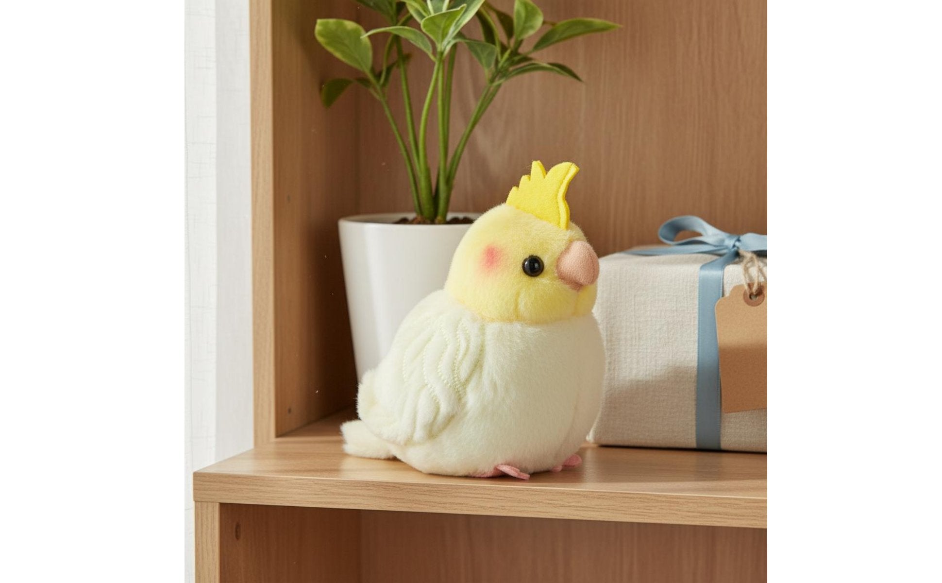 Parrot Stuffed Realistic Creature Design Stuffed Bird Doll PP Cotton Filled