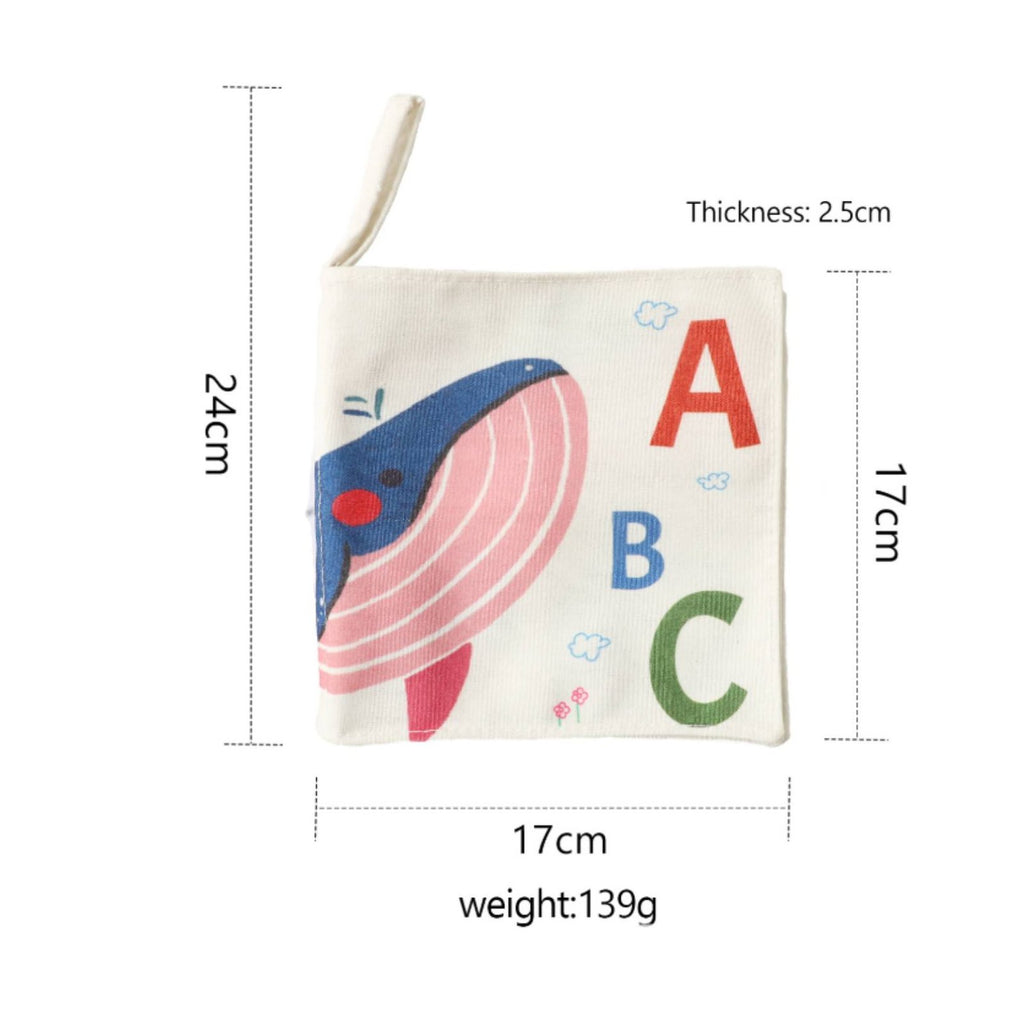 Alphabet Cloth Book Thickened Baby Letter Book Early Education for Toddlers