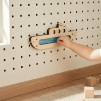 Wooden Busy Board Parts Fine Movement Skills Development for Children, Infants