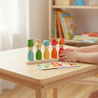 Color Emotion Stacking Game Hand-Eye Coordination for Preschoolers