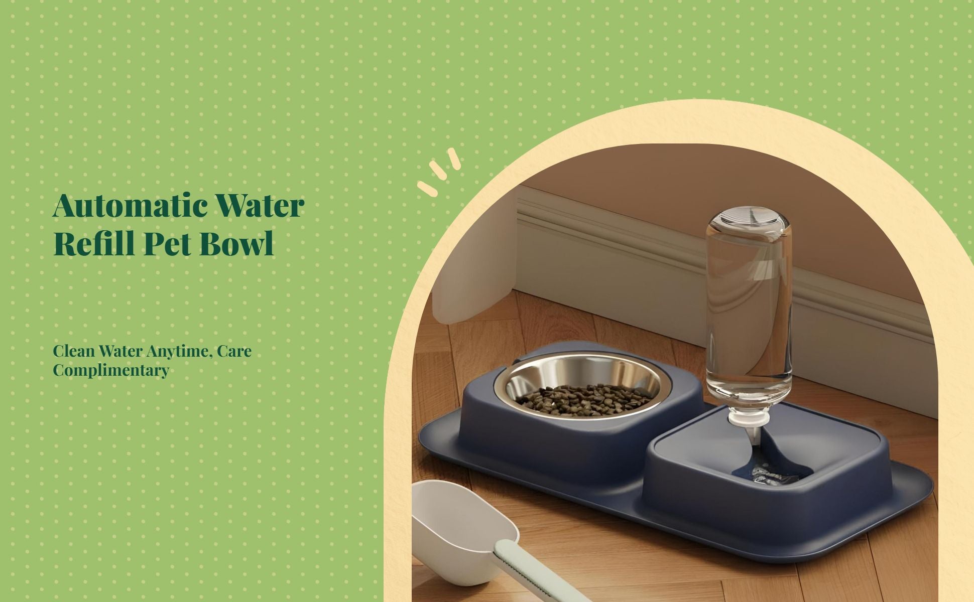 Spill-resistant dual pet feeder