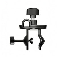 Audio Clamp Matte Black Desk Clamp Adjustable for Round Tube, Streamers
