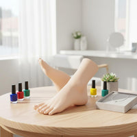 Realistic Female Foot Lifelike Texture Acupuncture Training Model Separated Toes