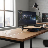 Acrylic Keyboard Riser Anti-Slip Transparent Keyboard Stand Easy to Use for Desk