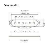 3 Pieces 3-Single-Coil Pickup Set Noise-Cancelling Cancelling Staggered Alnico