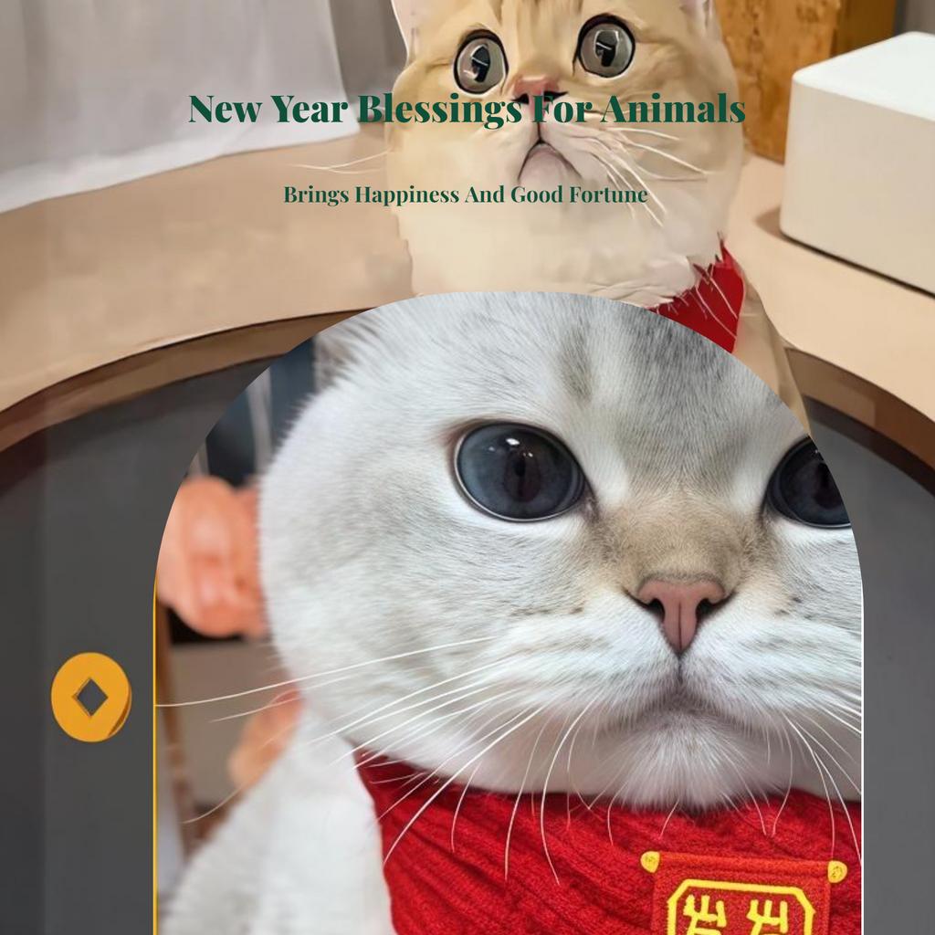 Cat Scarf, Red Pet Accessory for Seasonal Photo Shoots