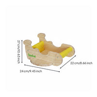 Chinchilla Airplane Swing Solid Wood Small Pet Airplane Swing