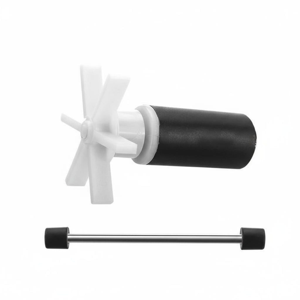 Ceramic shaft for quiet water flow