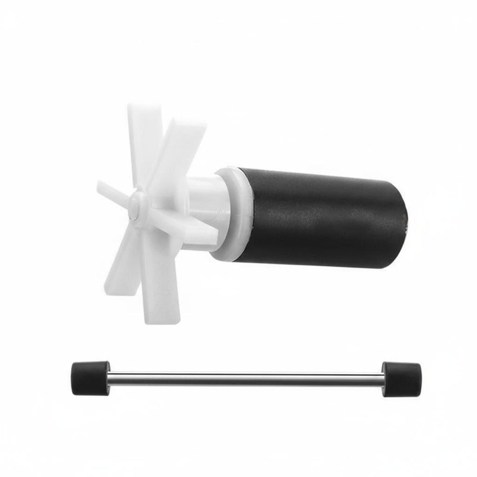 Ceramic shaft for quiet water flow
