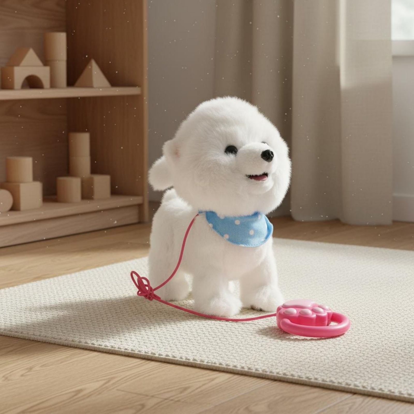 Walking Stuffed Dog Touch Activated Stuffed Creature Realistic Design