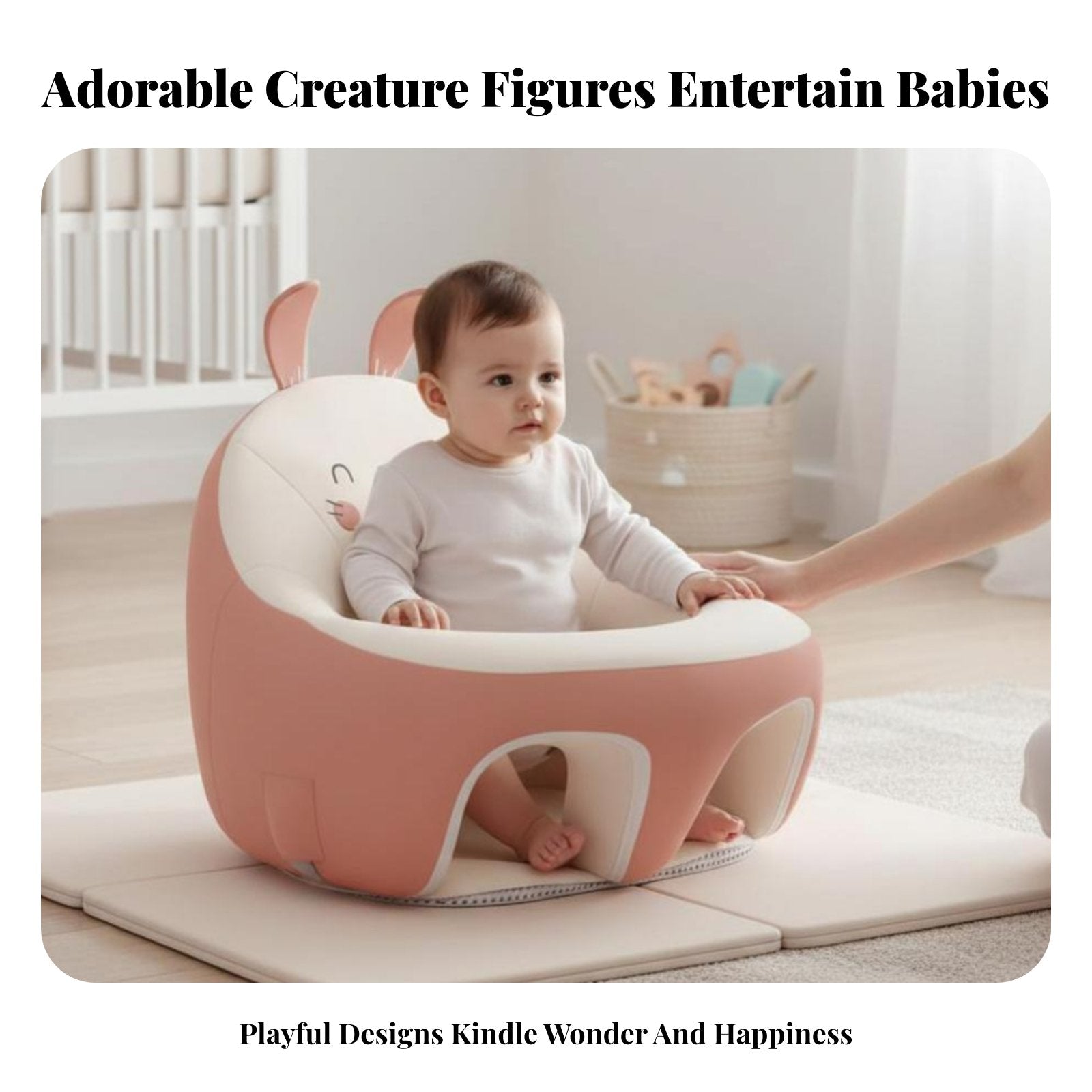 Inflatable wildlife Sofa Supportive spinerest Sit-up Trainer included for Toddlers