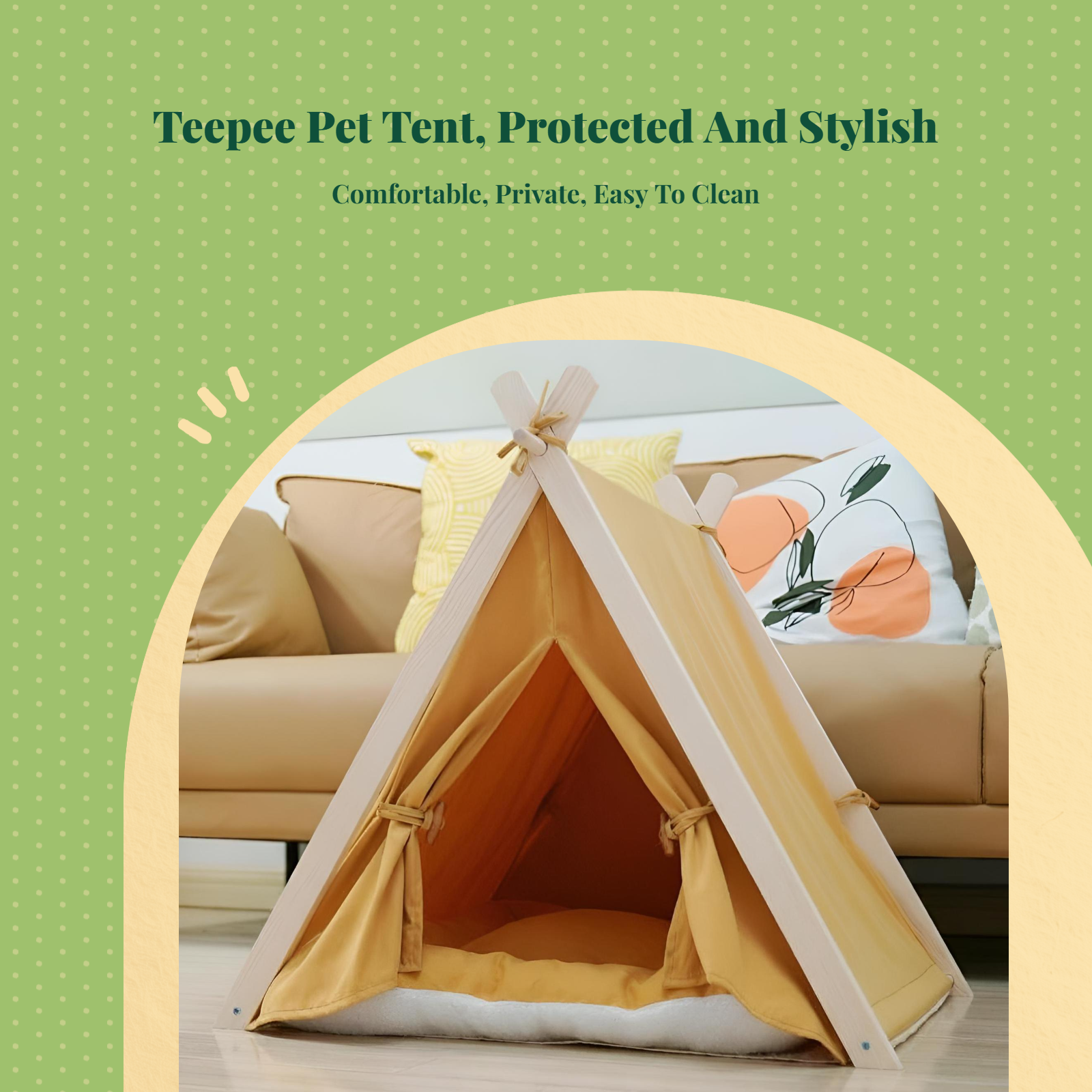 Cat tent bed: breathable privacy