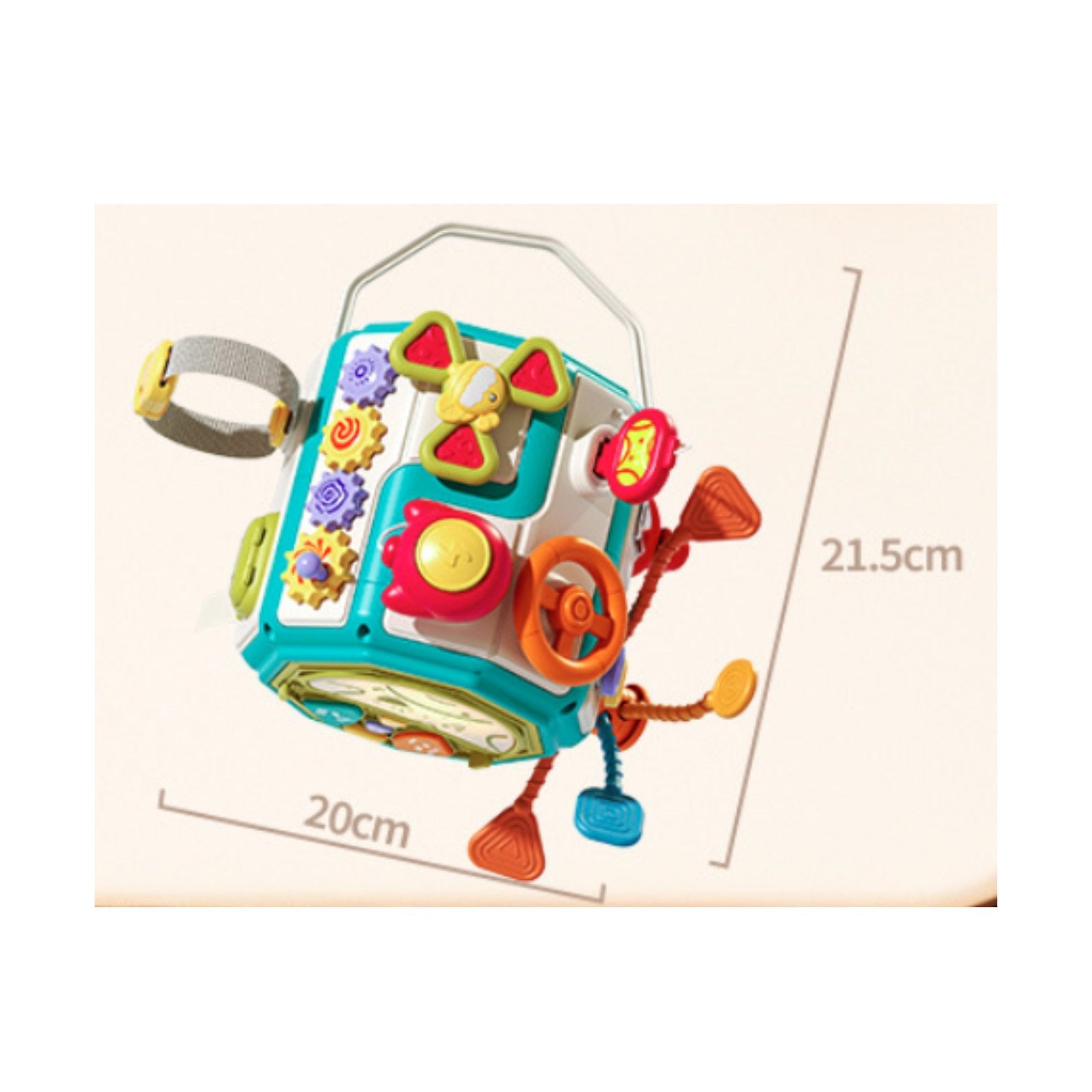 Multi-Sided Baby Learning Toy Rounded Edges Musical Light Toy Educational