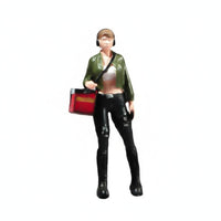 Food Delivery Person Figurine High Intricate Takeout Delivery Person Miniature