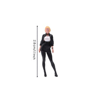 Hand Painted Miniature Woman Sturdy Display Item Realistic for Hobbyists