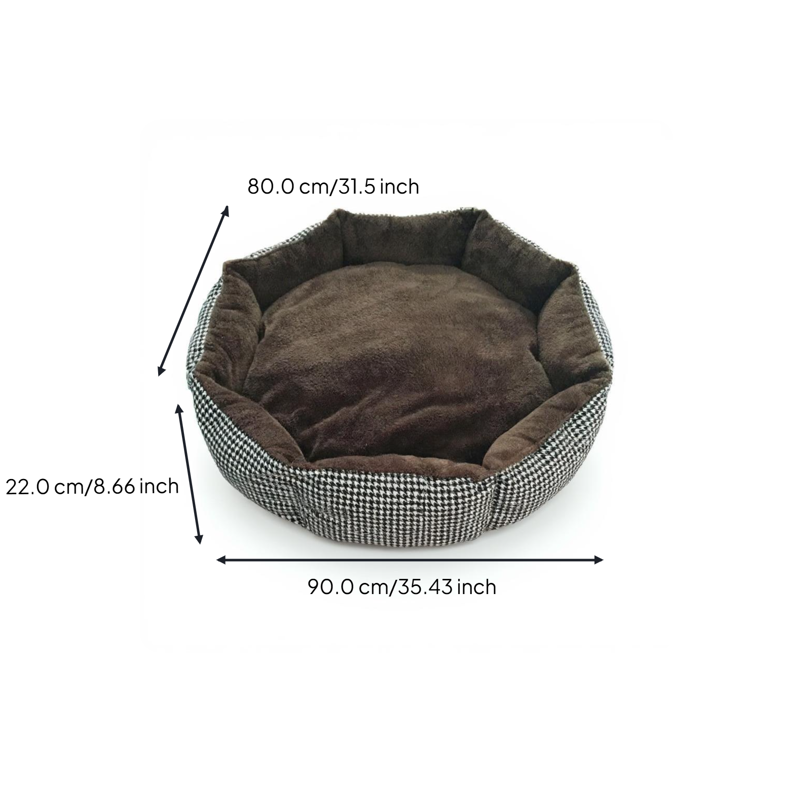 Dog Bed Removable washable cover Large non-slip mat Kennel pad