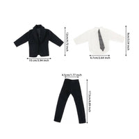30cm Doll Formal Wear Stylish Design Scale Model Clothing for Children