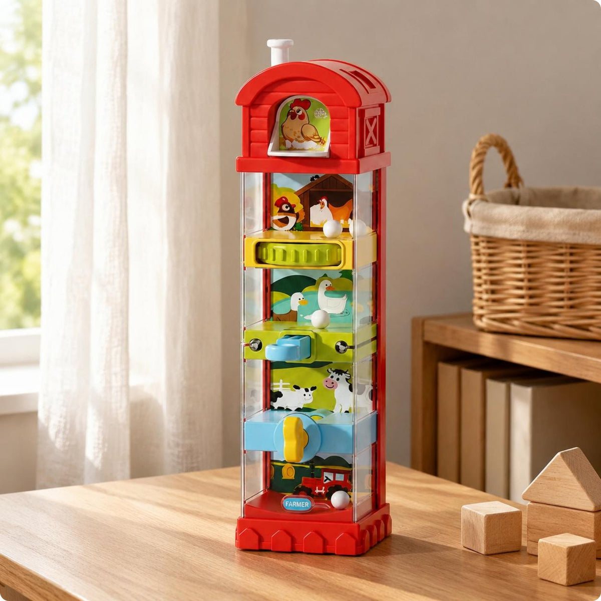 Farm Maze Structure Interactive Early Education Brain-Teaser Structure Colorful