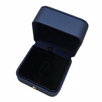 PU Leather Pin Box Elegant Design Commemorative Numismatic Display Case Secure Clasp Brooch Storage Box for Gift