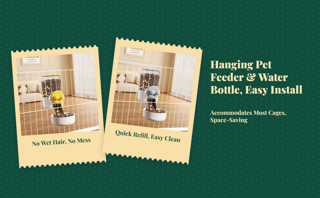 Leakproof dog water bottle for cages