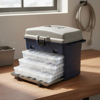 Lure Storage Box Waterproof Fishing Tackle Box Impact Resistant Outdoor Gear