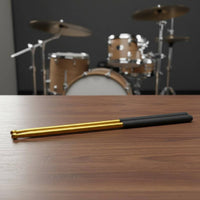 2 Pieces Aviation Aluminum Drum Mallets Long-Lasting Metal Drumsticks Non-Slip