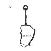 Electric Wind Instrument Waist Brace Metal Rod Music Accessory Black for Playing