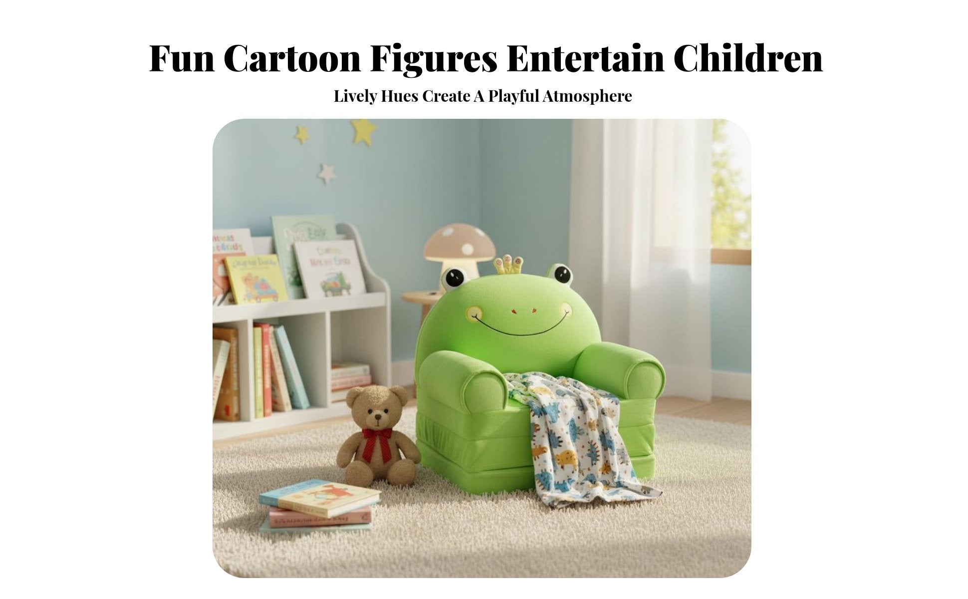 Creature Flip-Open Sofa Comfortable Foam transformable Flip-Open Lounger Lightweight