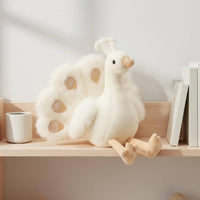 Peacock Stuffed Toy Cute Design Stuffed Peacock Creature for Bedroom, Kids